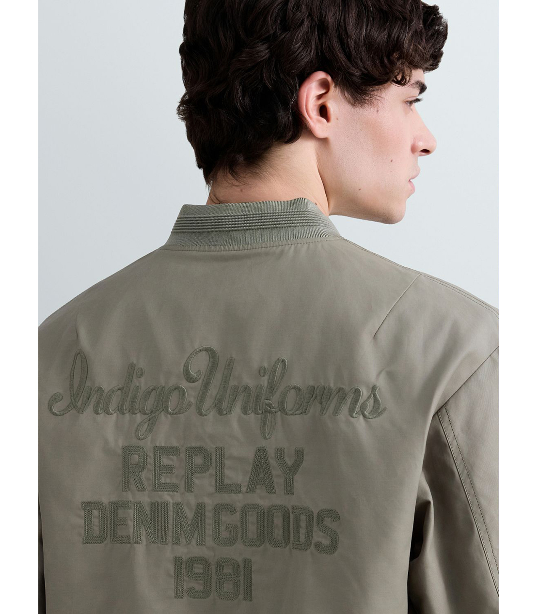 バック刺しゅうバーシティジャケット 詳細画像 ライトミリタリー 7